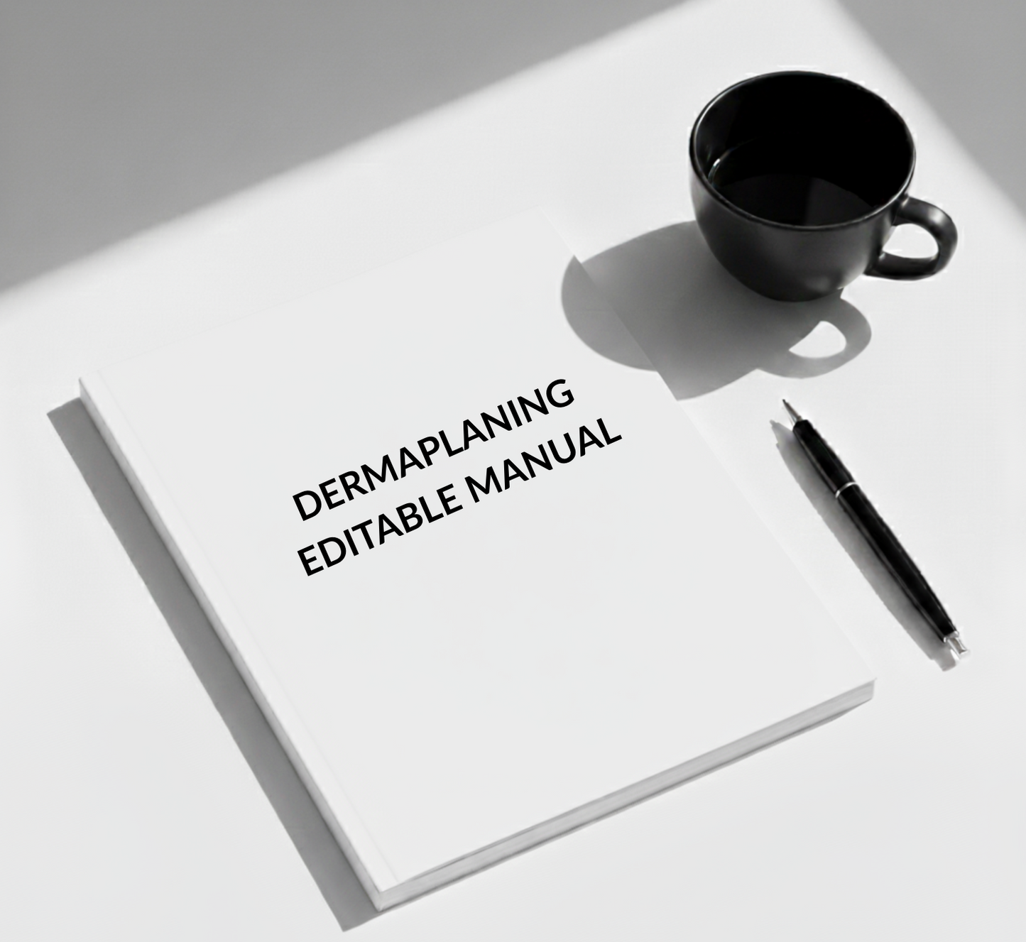 Dermaplaning Editable Manual