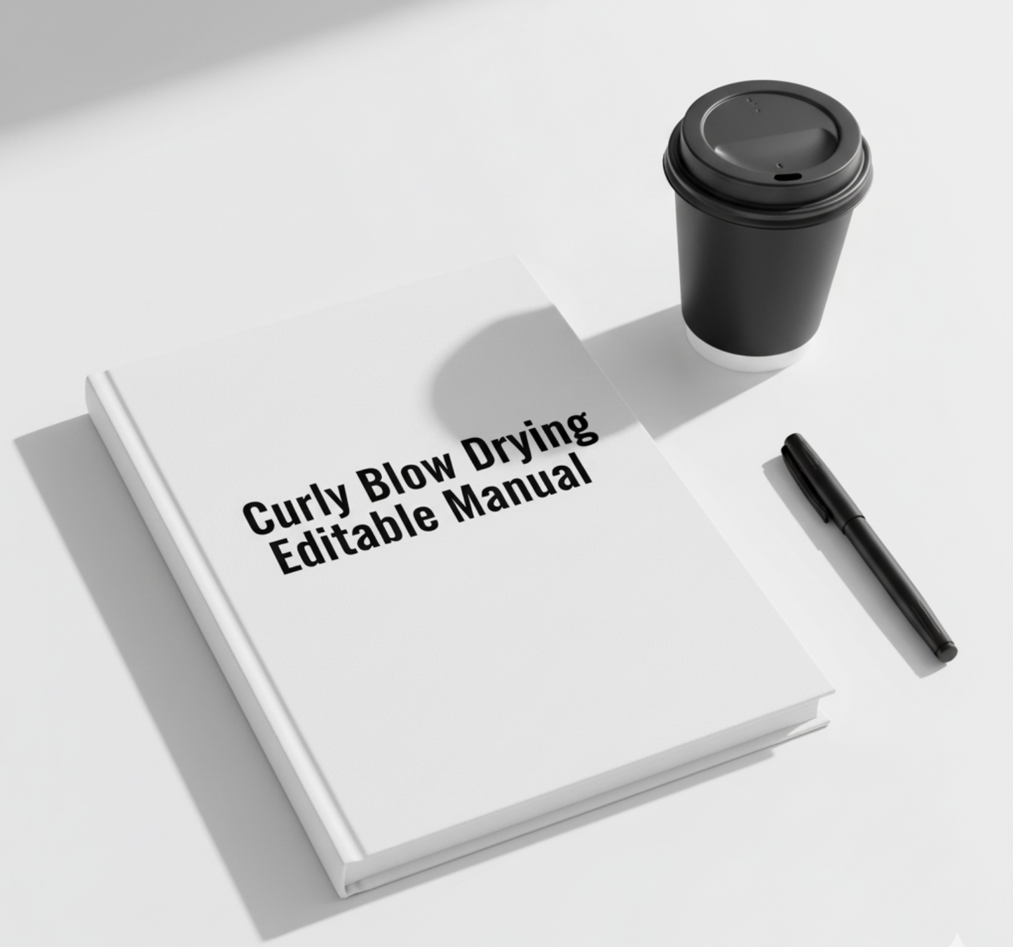 Curly Blow Drying Editable Manual