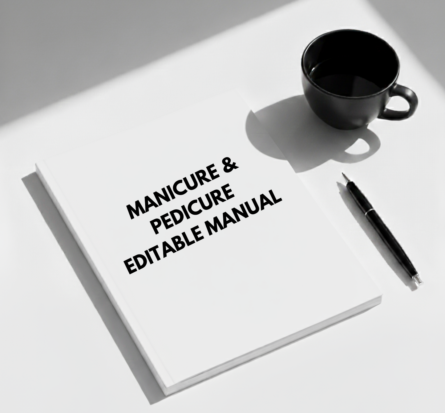 Manicure & Pedicure Editable Manual