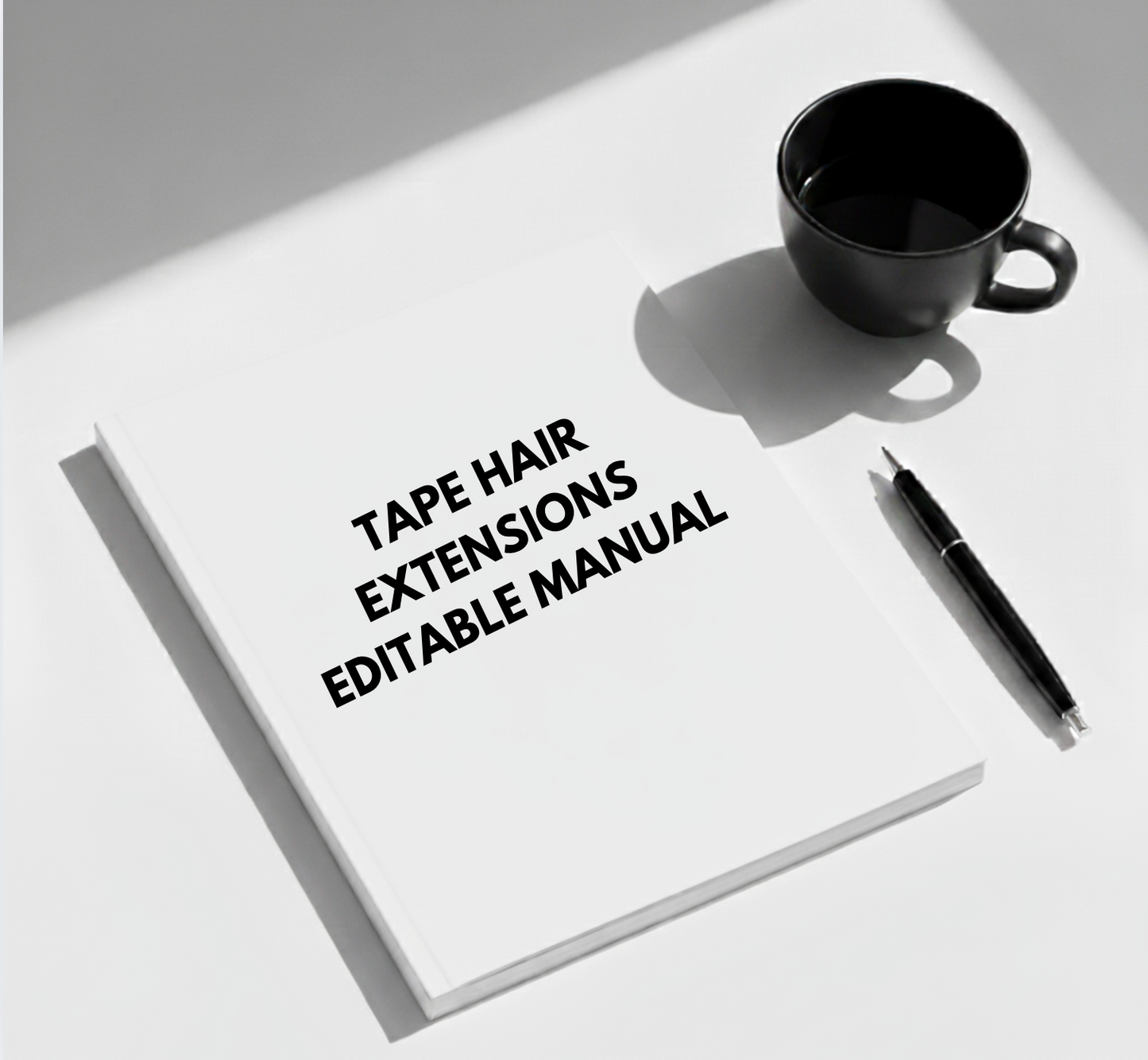 Tape Hair Extension Editable Manual