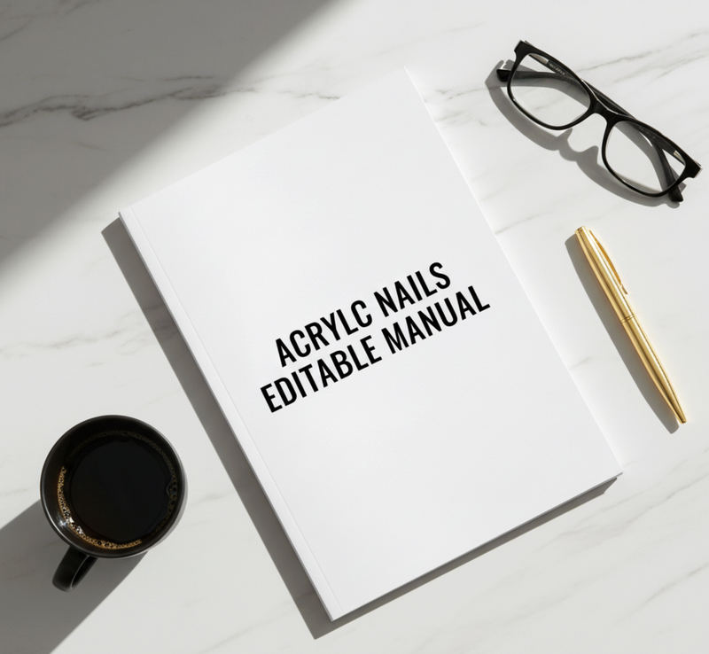 Acrylic Nails Editable Manual