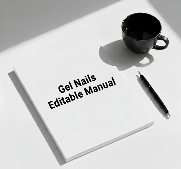 Gel Nail Extensions Editable Manual