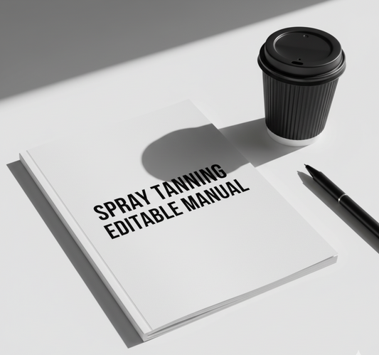 Spray Tan Editable Manual