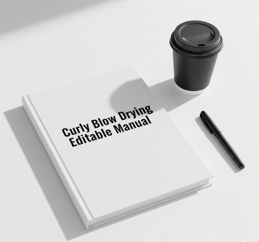 Curly Blow Drying Editable Manual