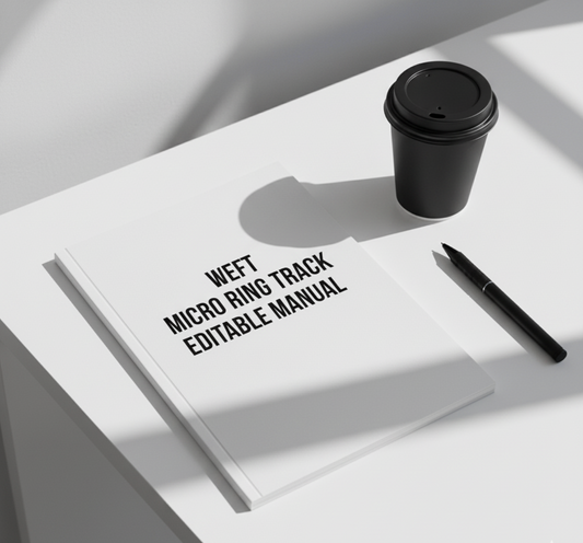 Weft Micro Ring Track Hair Extensions Editable Manual