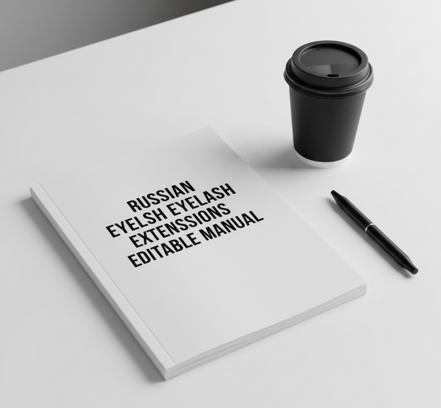 Russian Eyelash Extensions Editable Manual