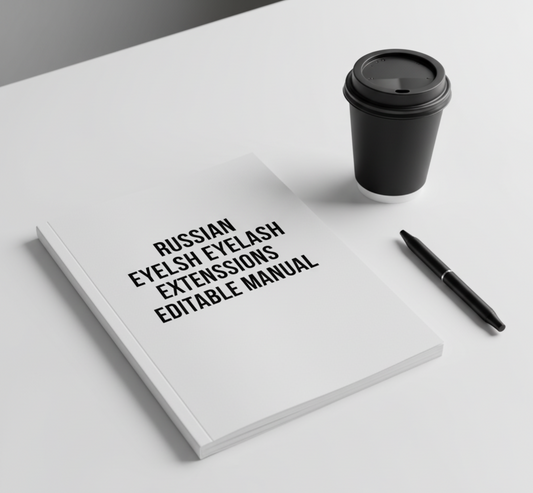 Russian Eyelash Extensions Editable Manual