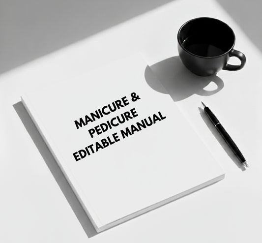 Manicure & Pedicure Editable Manual