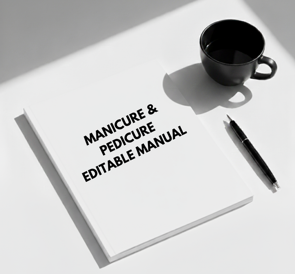 Manicure & Pedicure Editable Manual