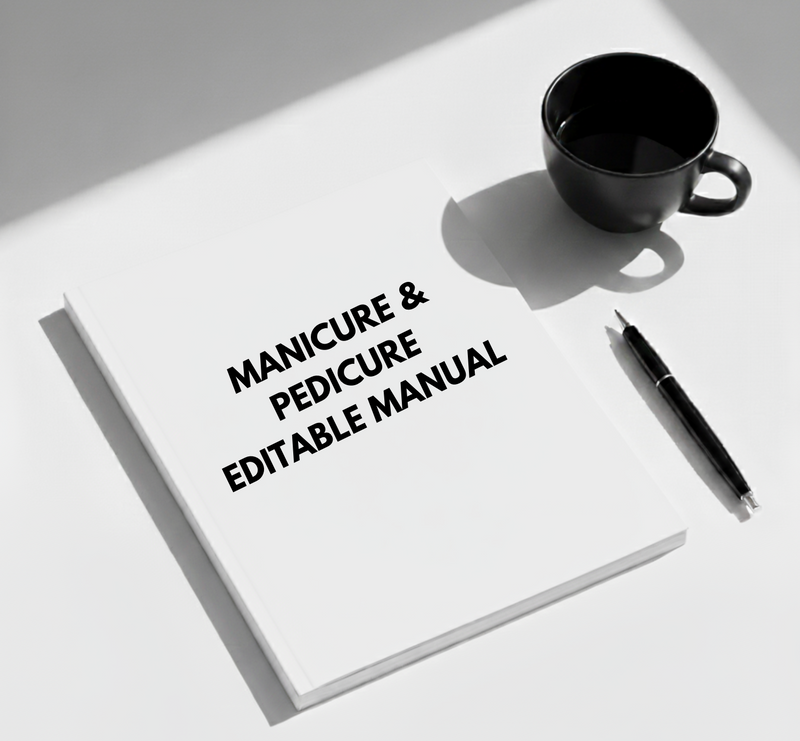 Manicure & Pedicure Editable Manual