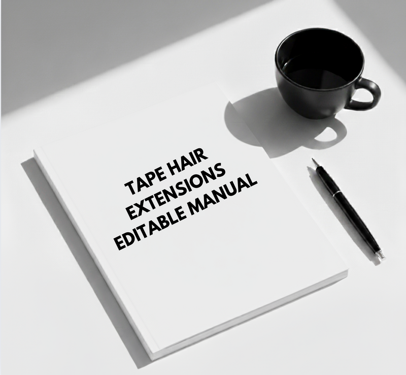 Tape Hair Extension Editable Manual