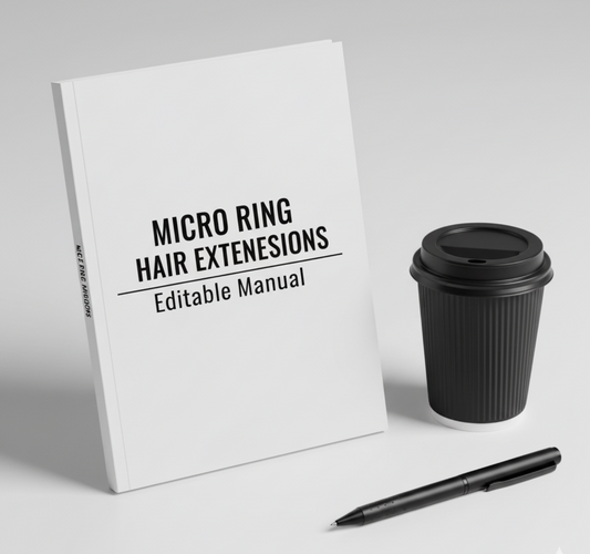 Micro Ring Hair Extensions Editable Manual