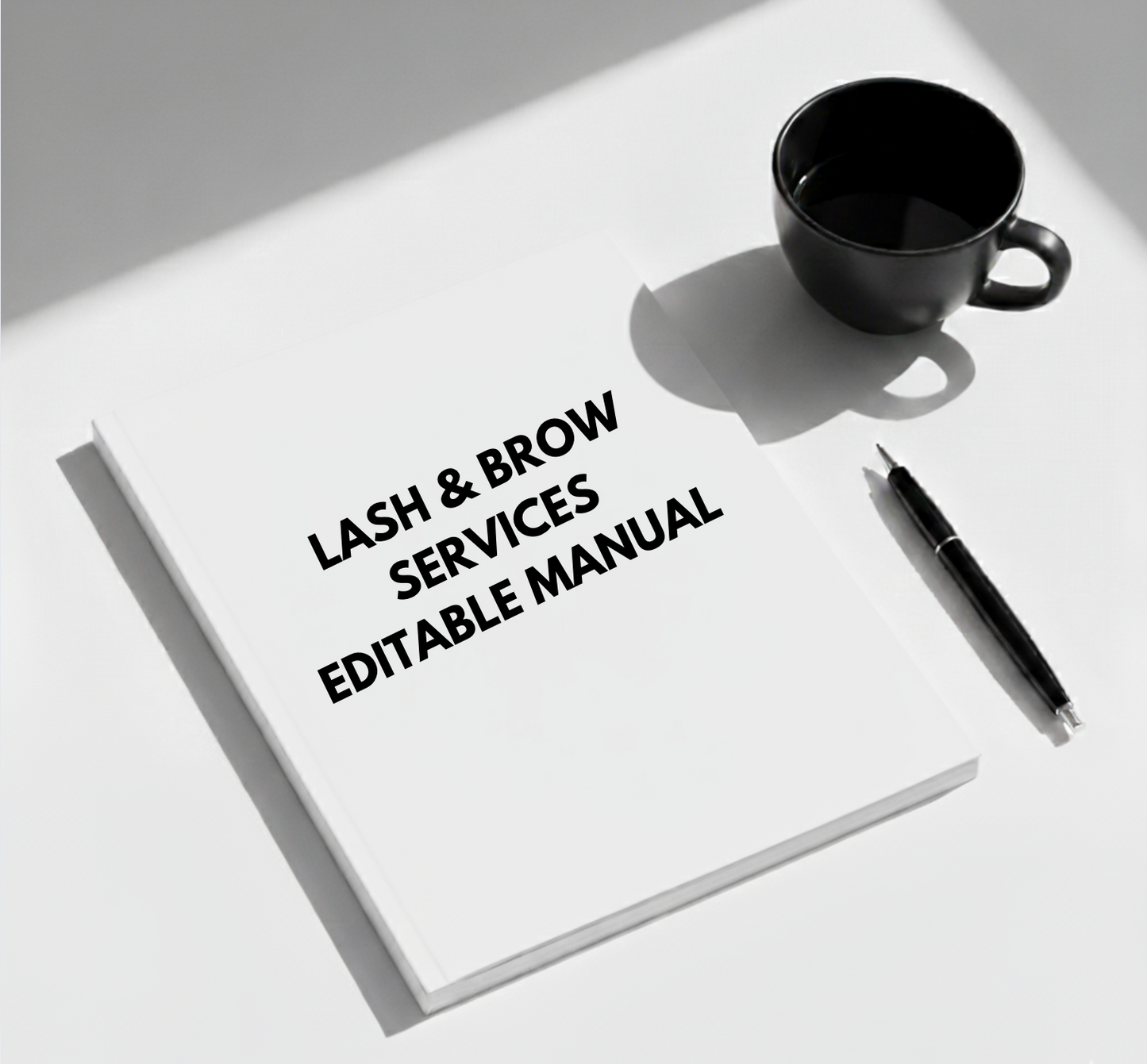 Lash & Brow Services Editable Manual