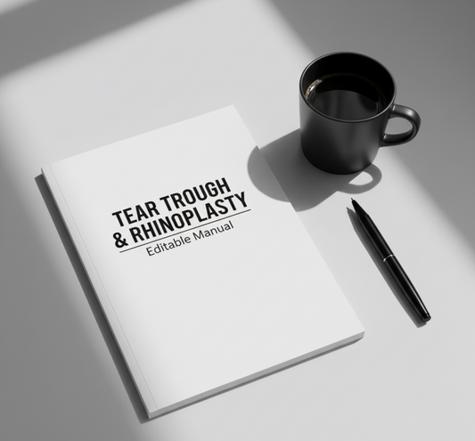 Tear Trough & Rhinoplasty Editable Manual