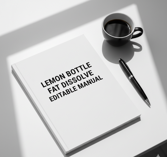 Lemon Bottle Editable Training Manual