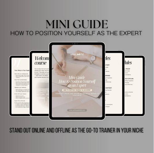 Mini Guide- How to position yourself as the go to expert
