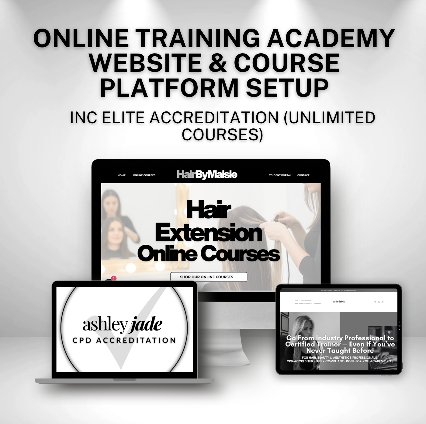 Online Training Academy Website & Course Platform Setup + Elite Accreditation (Unlimited Courses)