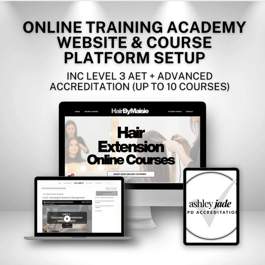 Online Training Academy Website & Course Platform Setup + Level 3 AET + Advanced Accreditation (Up to 10 Courses)