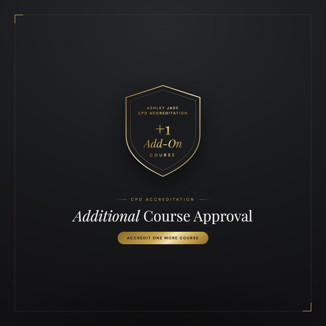 Additional CPD Course Approval
