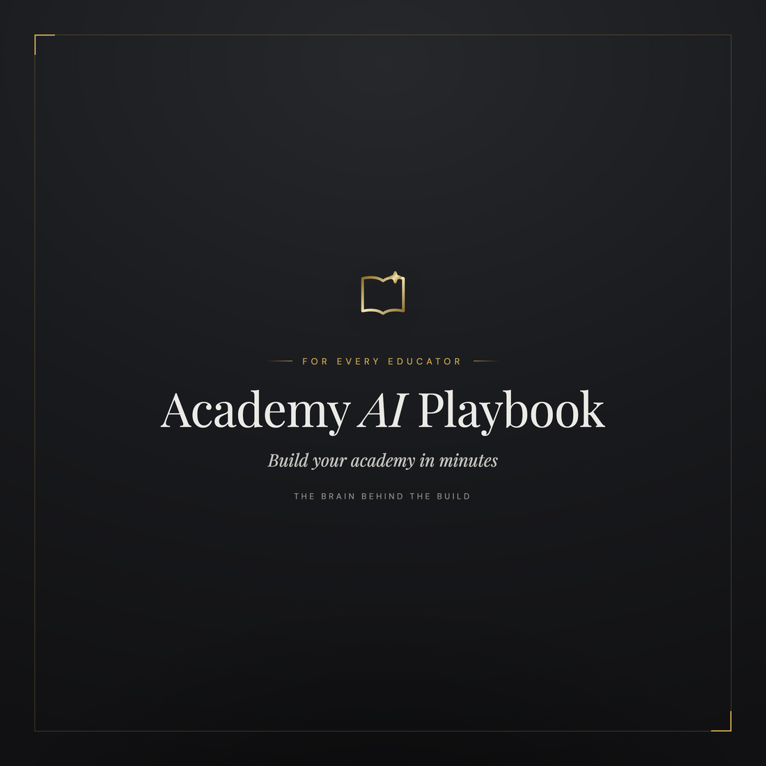 The Academy AI Playbook