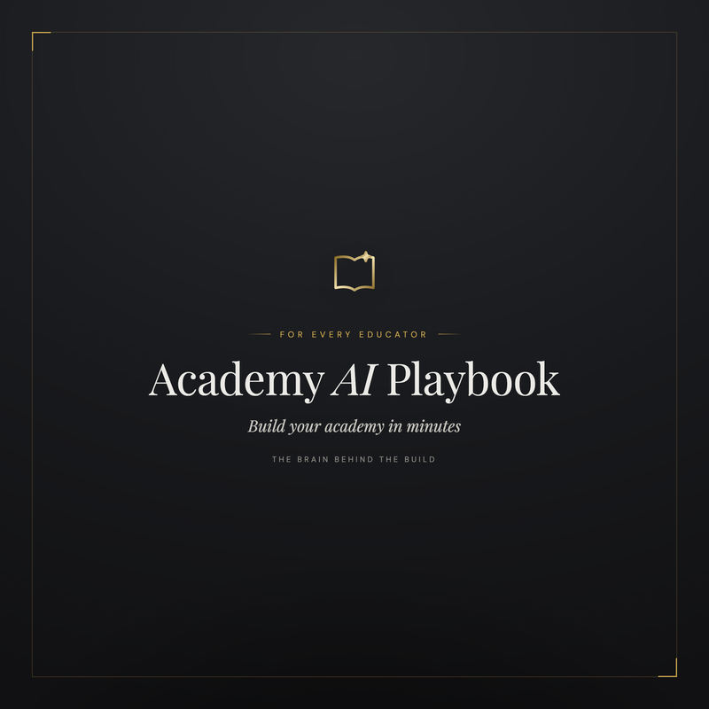 The Academy AI Playbook